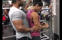 Gym exercise touch