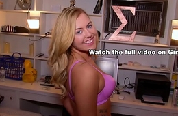 GIRLS GONE WILD - Pretty Young Blonde Masturbates Before Her Roommate Comes Home