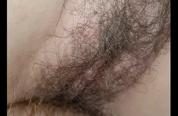 White bitch takes thick cock in big wet hairy pussy