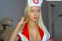 Modelting.com blonde nurse show