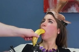 Nasty cutie was taken in anal nuthouse for wintry therapy
